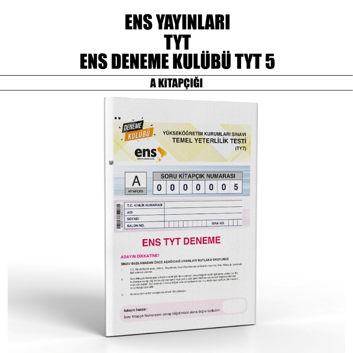 ENS YAYIN TYT DENEME KULÜBÜ SNV 5-A - 25-26